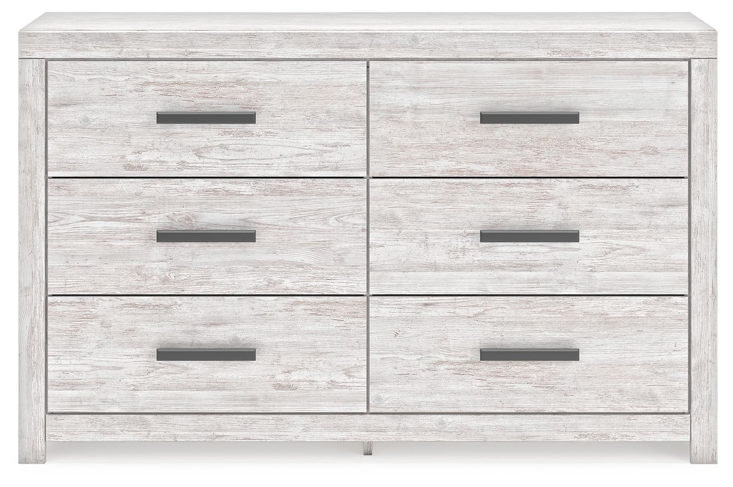 Cayboni - Six Drawer Dresser - Whitewash