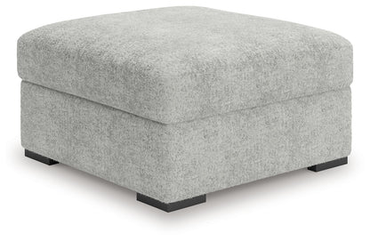 Cuddle Plush - Oversized Accent Ottoman - Arctic