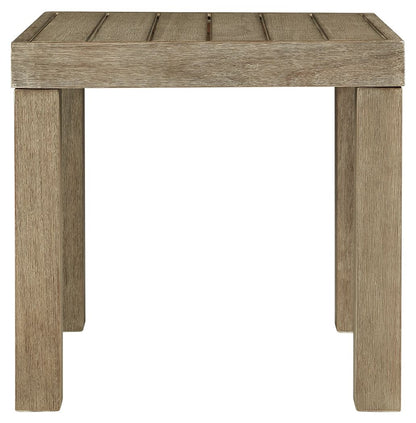 Silo Point - Square End Table - Brown