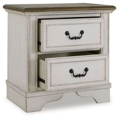 Blendon - Two Drawer Night Stand - Two-tone