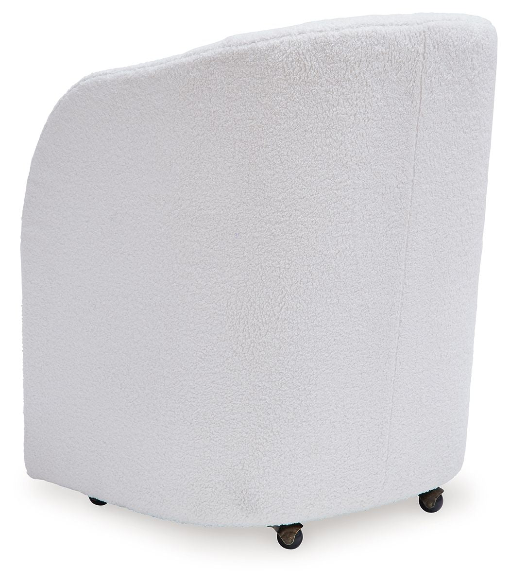 Rowanbeck - Dining Upholstered Arm Chair (Set of 2) - Ivory