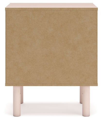 Wistenpine - One Drawer Night Stand - Blush