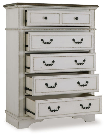 Blendon - Five Drawer Chest - Two-tone