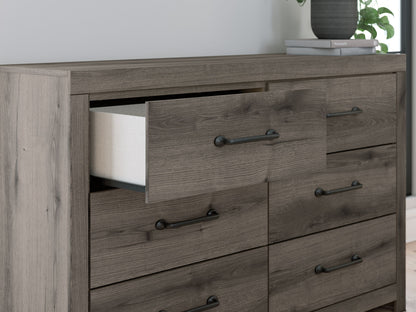 Graystorm - Six Drawer Dresser - Brown Gray