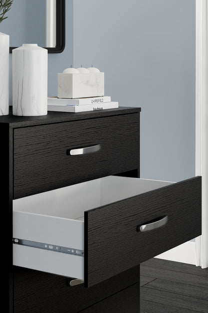 Finch - Five Drawer Chest - 46" Height - Black