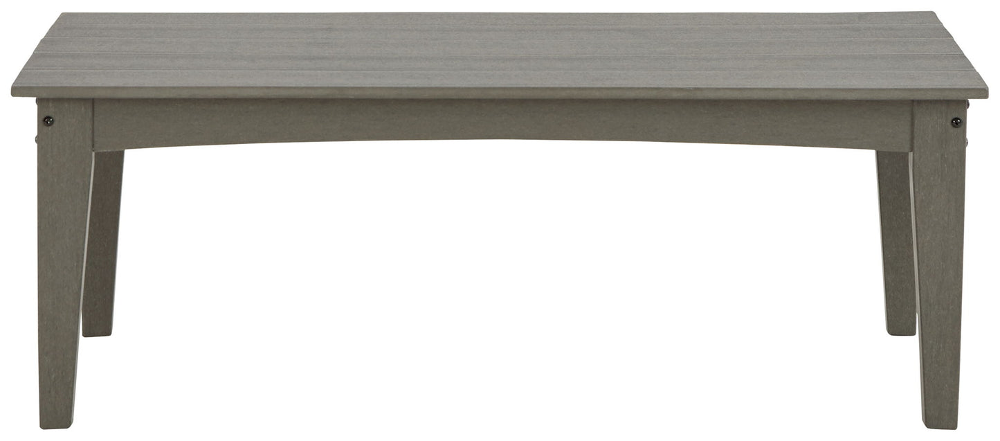 Visola - Rectangular Cocktail Table - Gray