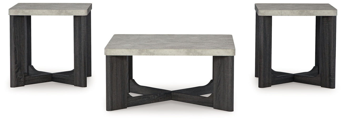 Sharstorm - Occasional Table Set (Set of 3) - Two-tone Gray