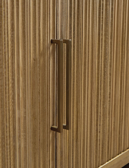 Niam - Accent Cabinet - Light Antique Beige