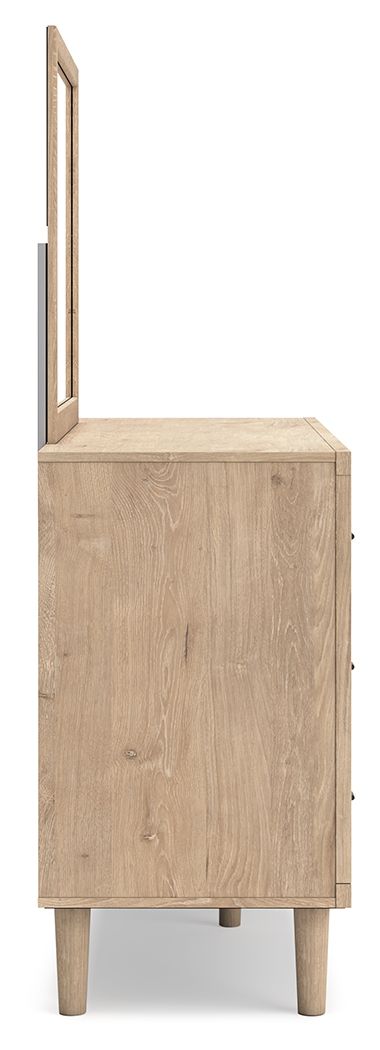 Cielden - Dresser And Mirror - Two-Tone