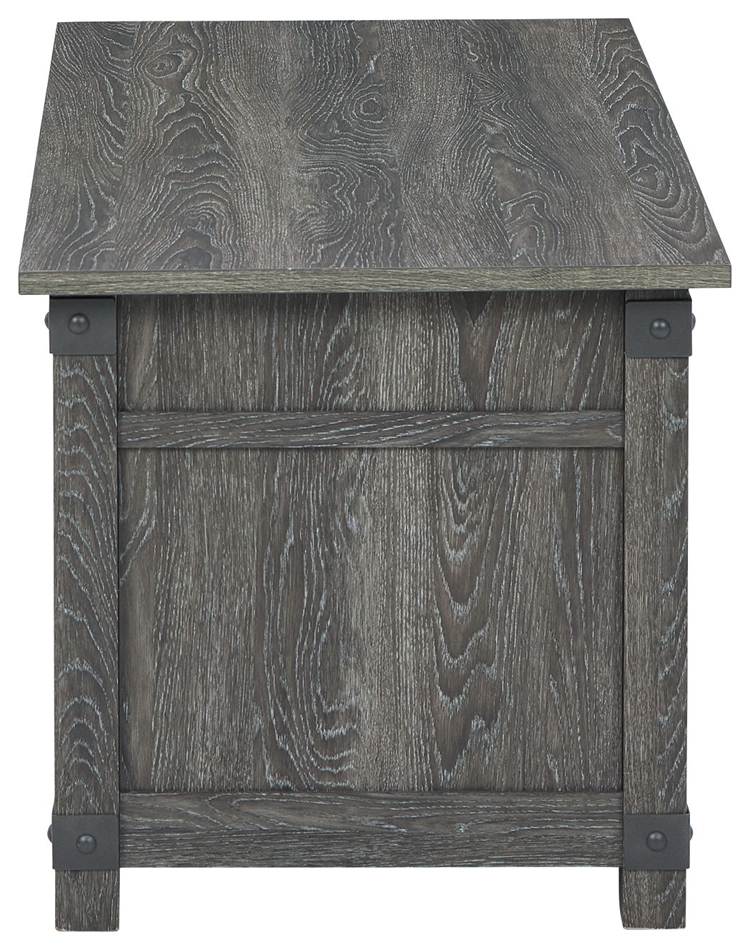 Freedan - Rect Lift Top Cocktail Table - Grayish Brown