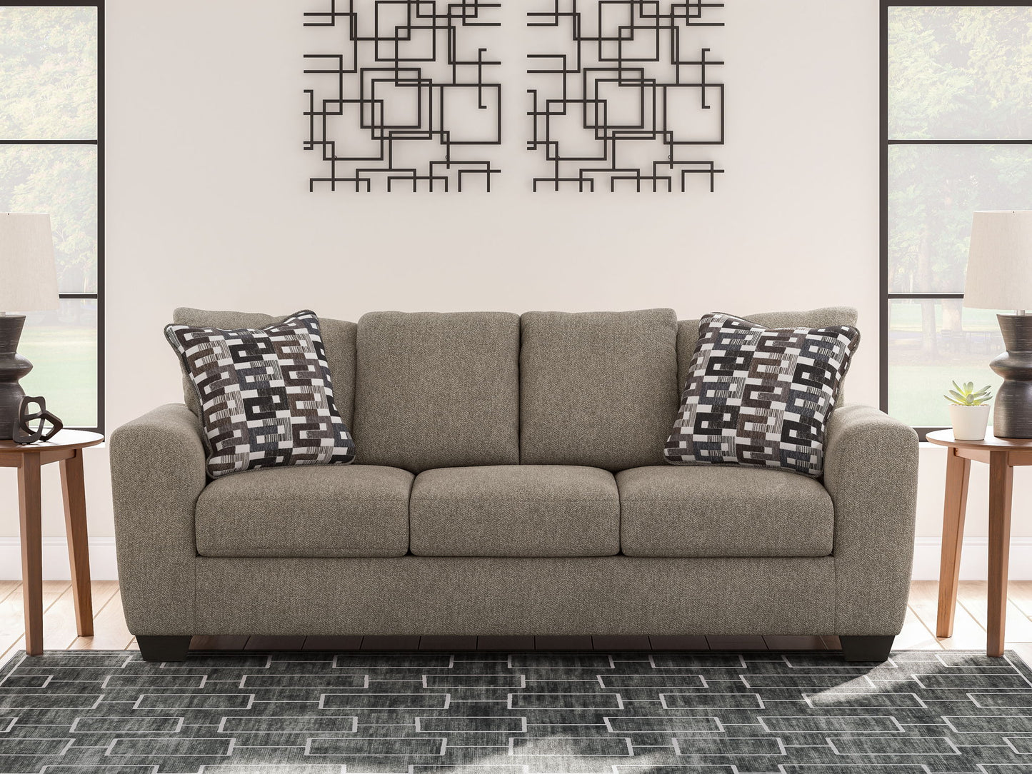 Triston-Peaks - Sofa - Suede