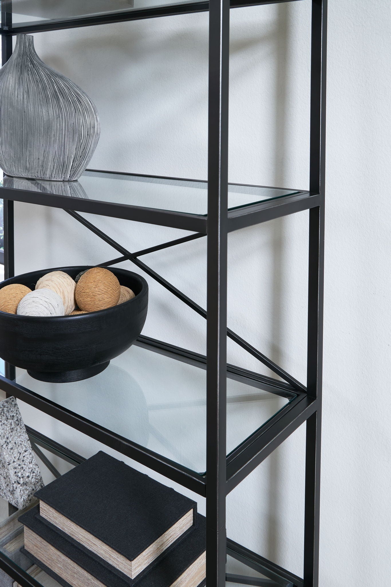 Dakerwell - Bookcase - Antique Black